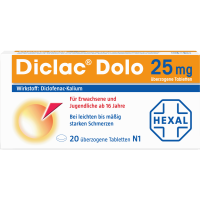 DICLAC Dolo 25 mg überzogene Tabletten