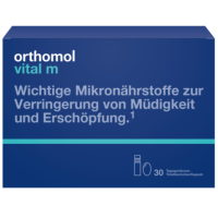 ORTHOMOL Vital M Trinkfläschchen/Kaps.Kombipack.