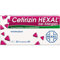 CETIRIZIN HEXAL Filmtabletten bei Allergien