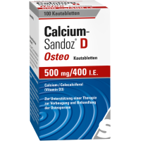 CALCIUM SANDOZ D Osteo 500 mg/400 I.E. Kautabl.