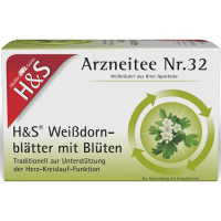 H&S Weißdornblätter mit Blüten Filterbeutel