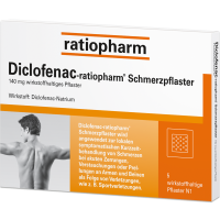 DICLOFENAC-ratiopharm Schmerzpflaster