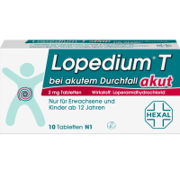 LOPEDIUM T akut bei akutem Durchfall Tabletten