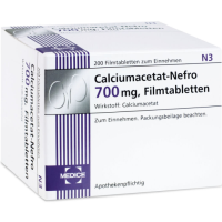 CALCIUMACETAT NEFRO 700 mg Filmtabletten