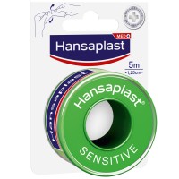 HANSAPLAST Fixierpfl.Sensitive 1,25 cmx5 m