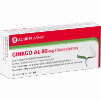GINKGO AL 80 mg Filmtabletten
