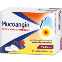 MUCOANGIN Waldbeere 20 mg Lutschtabletten