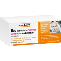 IBU-RATIOPHARM 400 mg akut Schmerztbl.Filmtabl.