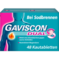 GAVISCON Dual 250mg/106,5mg/187,5mg Kautabletten