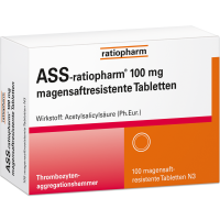 ASS-ratiopharm 100 mg magensaftres.Tabletten