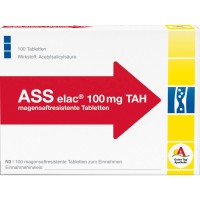 ASS elac 100 mg TAH magensaftresistente Tabletten