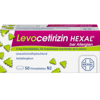 LEVOCETIRIZIN HEXAL bei Allergien 5 mg Filmtabl.