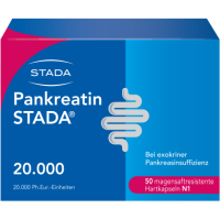 PANKREATIN STADA 20.000 magensaftres.Hartkapseln