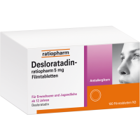 DESLORATADIN-ratiopharm 5 mg Filmtabletten