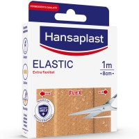 HANSAPLAST Elastic Pflaster 8 cmx1 m