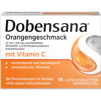 DOBENSANA Orangengeschmack 1,2mg/0,6mg Lutschtabl.