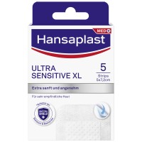 HANSAPLAST Ultra Sensitive Wundverband 5x7,2 cm XL