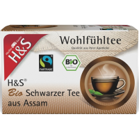 H&S Bio Schwarzer Tee aus Assam Filterbeutel