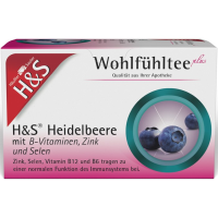 H&S Heidelbeere m.B-Vitaminen Zink und Selen Fbtl.