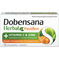 DOBENSANA Herbal Honiggeschm.Vit.C & Zink Pastil.