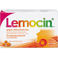 LEMOCIN gegen Halsschmerzen Orangengeschmack Lut.