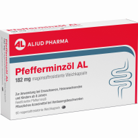 PFEFFERMINZÖL AL 182 mg magensaftres.Weichkapseln