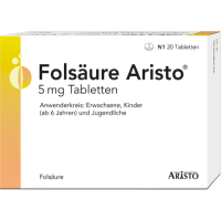 FOLSÄURE ARISTO 5 mg Tabletten