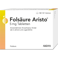 FOLSÄURE ARISTO 5 mg Tabletten