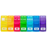 WEPA 1x7 Wochenbox UV-Schutz+ Regenbogen