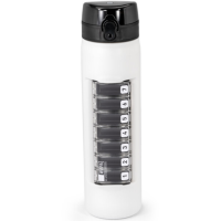 WEPA 2in1 Trinkflasche mit 1x7 Dosierer weiß